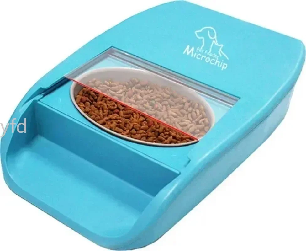 RFID microchip cat feeders for automatic pet bowls Support RFID tags and chip pet feeders