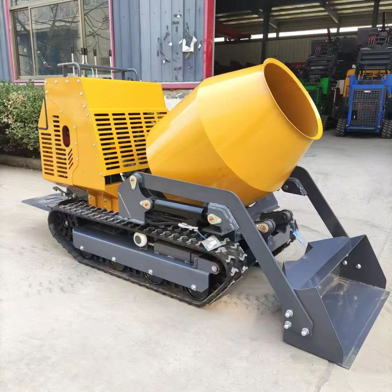 خلاط خرسانة ذاتي التحميل سعة 200 لتر جديد مع محرك قوي وجودة عالية لمشاريع البناء #5