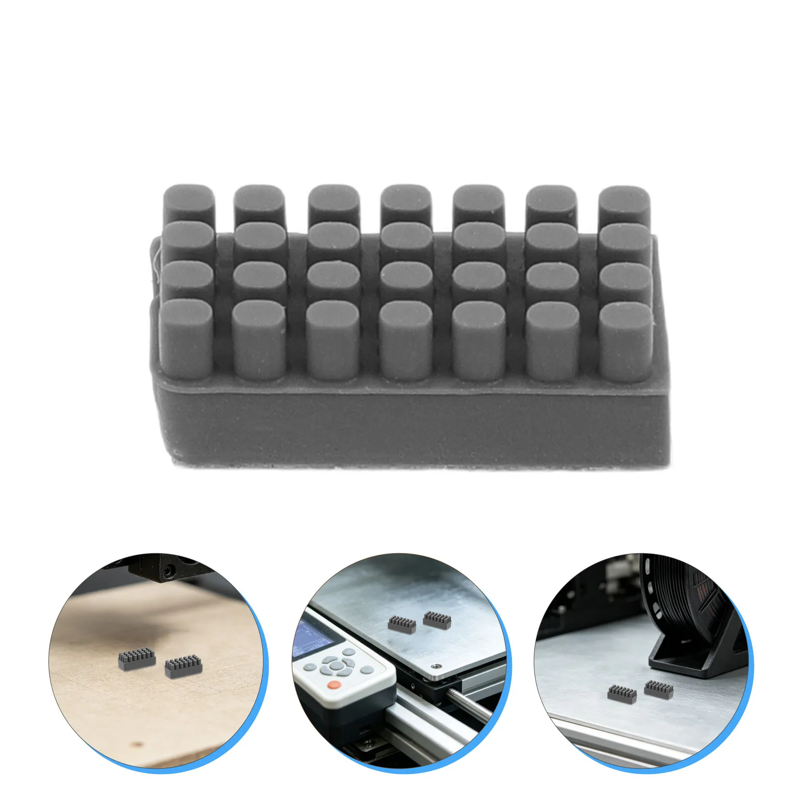 

24Pcs Silicone Nozzle Brush for 3D Printer Hotend Maintenance Quick Cleanup Tool Flexible Heatproof Cleaner Safe for