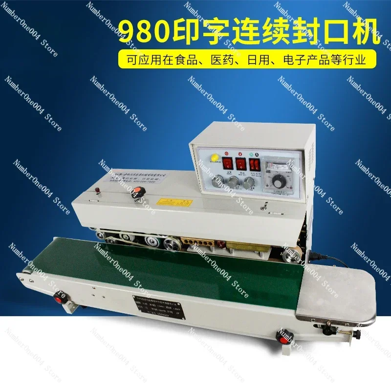 Automatic Ink Roller Pad Sealing Coding Machine Plastic Bag Film Tea Bag Printing Spray Code Sealing Machine