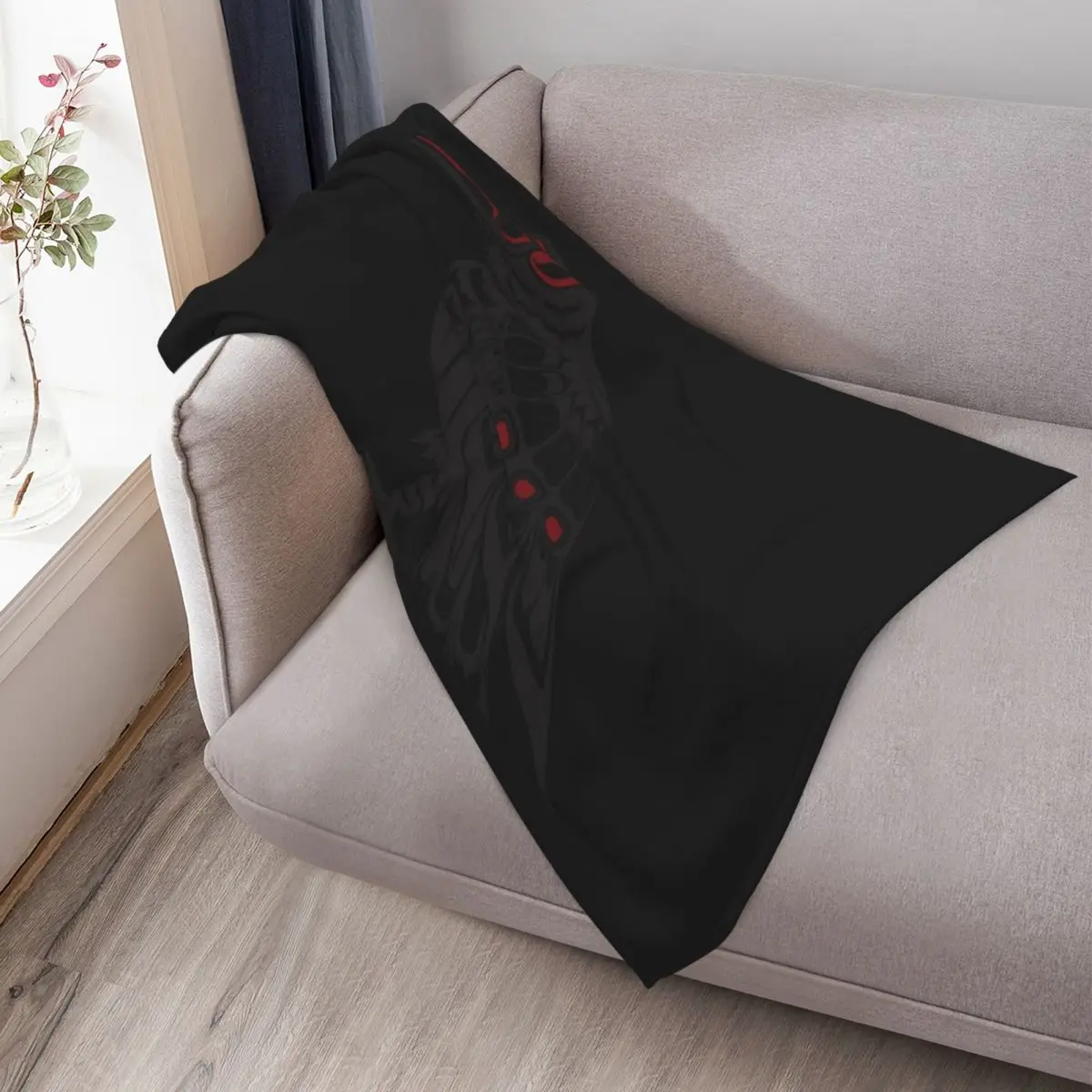 Pacific Northwest Raven native american salish formline art Crow Classic T-Shirt Throw Blanket for winter Cute Camping Blankets 3