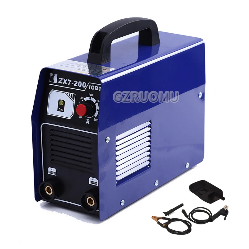 

220V Portable Mini Electric Welding Machine Fully Automatic Small Electric Welding Machine zx7-200 Inverter DC All Copper