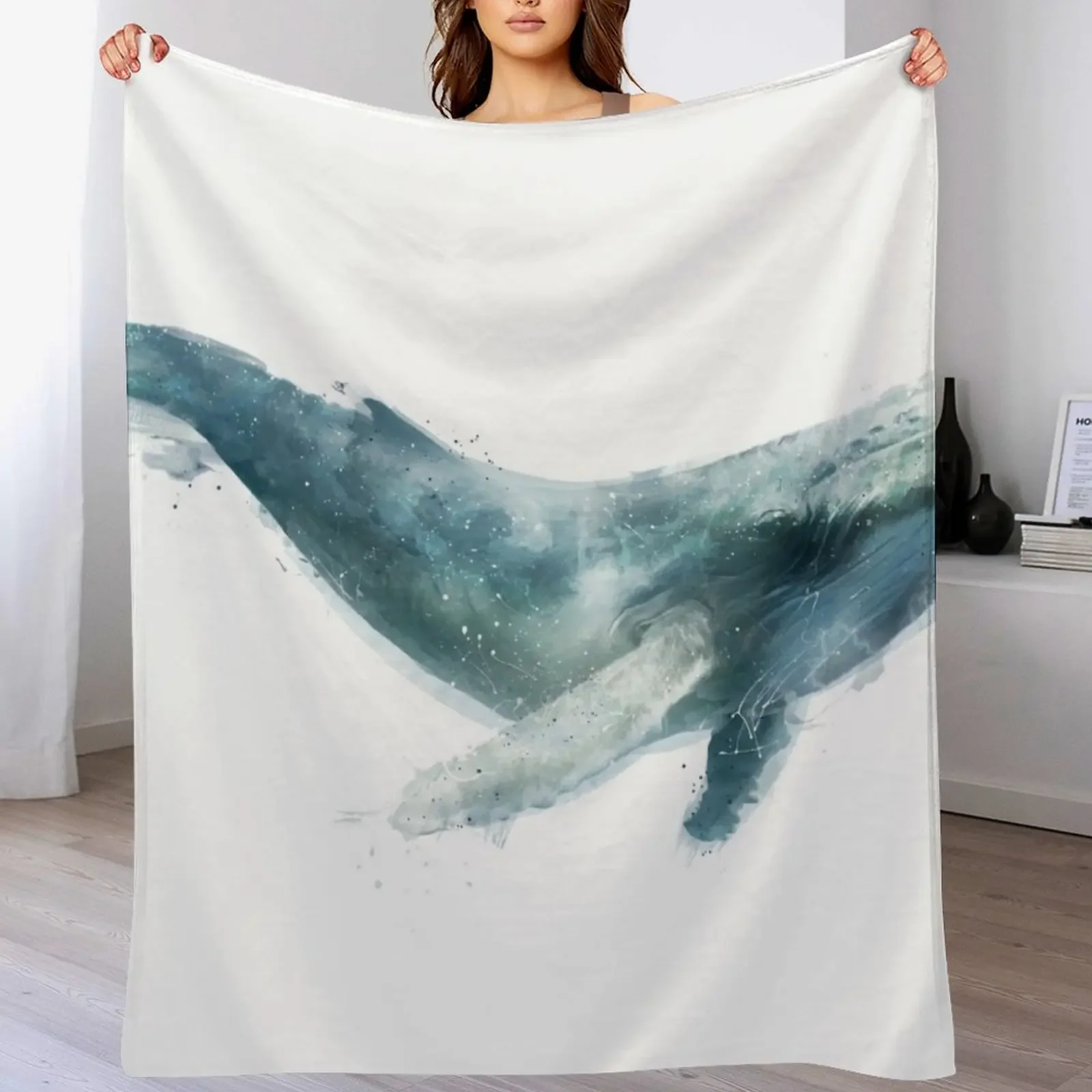 

Humpback Whale Throw Blanket Retros For Decorative Sofa Bed covers Kid'S Blankets