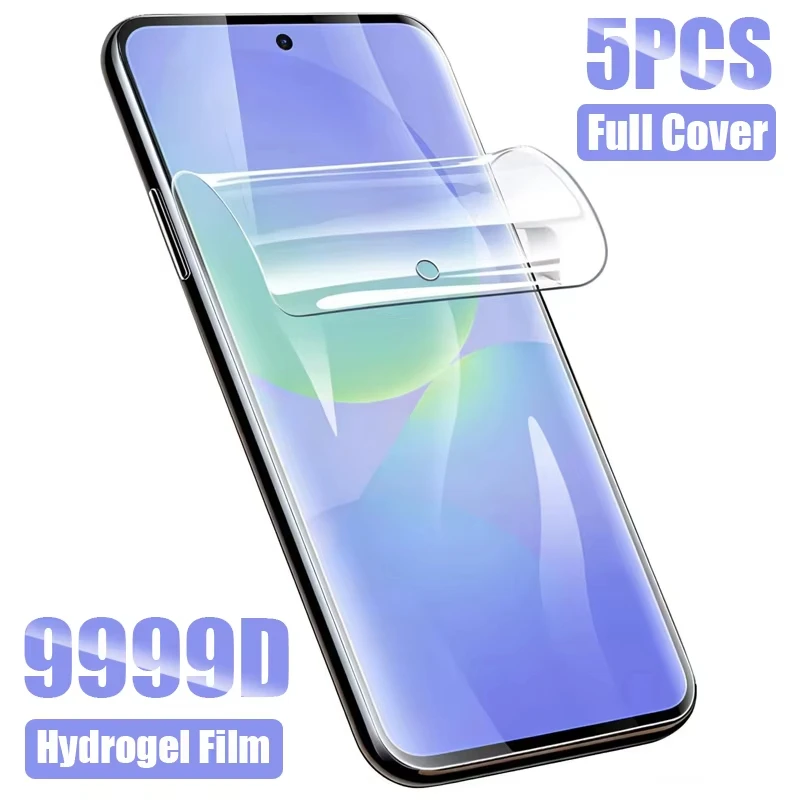 

5PCS Soft Hydrogel Film For Samsung Galaxy S26 Ultra S25 S24 FE S23 S22 S21 A56 A55 A54 A53 A52 A51 Full Cover Screen Protector