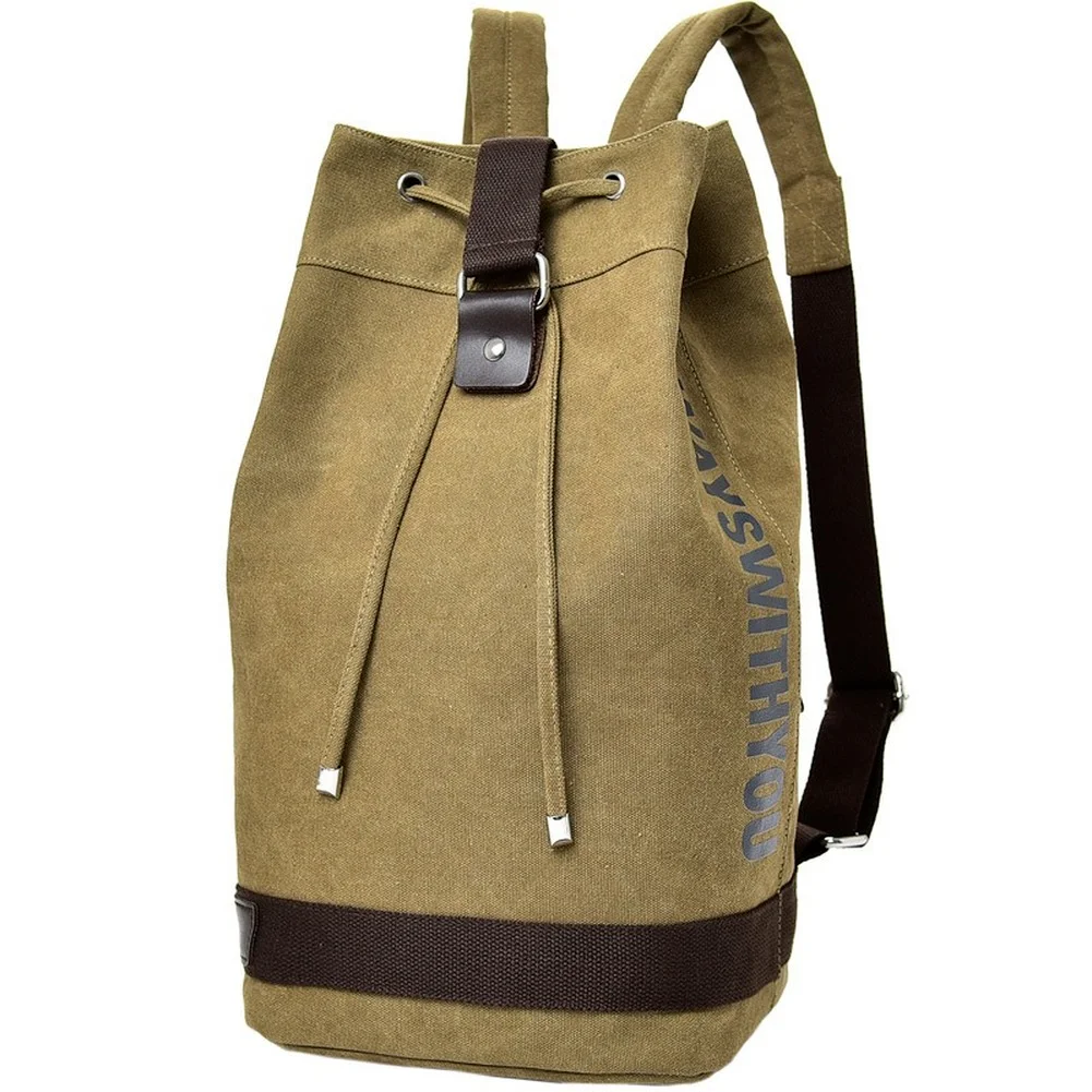 Fashion Casual Canvas Sports Backpack Bucket Bag Travel Backpack Men\'s Bags Unisex Designer Bags Duffle Bag Overnight Bags