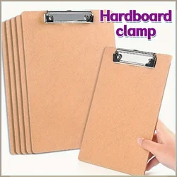 A4 A5 Wooden Clipboard Folder Paper Ticket Menu Bills Note Document File Clip WordPad Office School Writing Board Clamp Holder