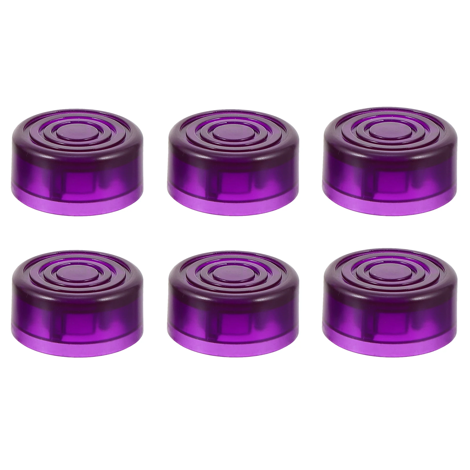 

6 Pcs Guitar Pedal Toppers Durable Plastic Caps Protective Electric Guitar Pedal Toppers Footswitch Covers For Accessories Gifts