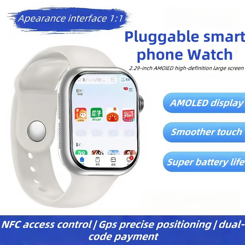 

VP29 Smartwatch 5G Android 256GB Storage 4G/5G LTE Sim Card GPS WIFI 2.29 inch 490*580 Amoled Smart Watch With 8MP Rotary Camera