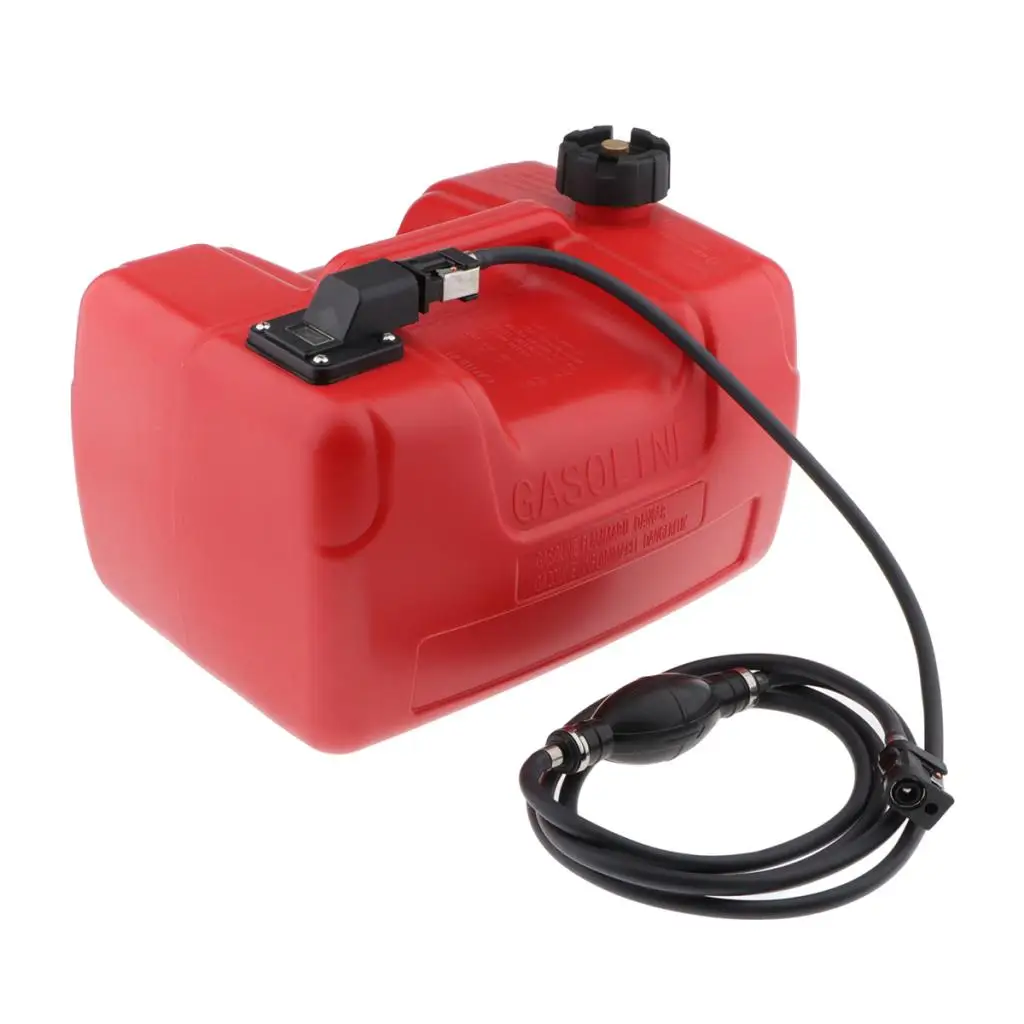 12L Marine Boat Fuel Tank with Connector Fit for Outboard Motors