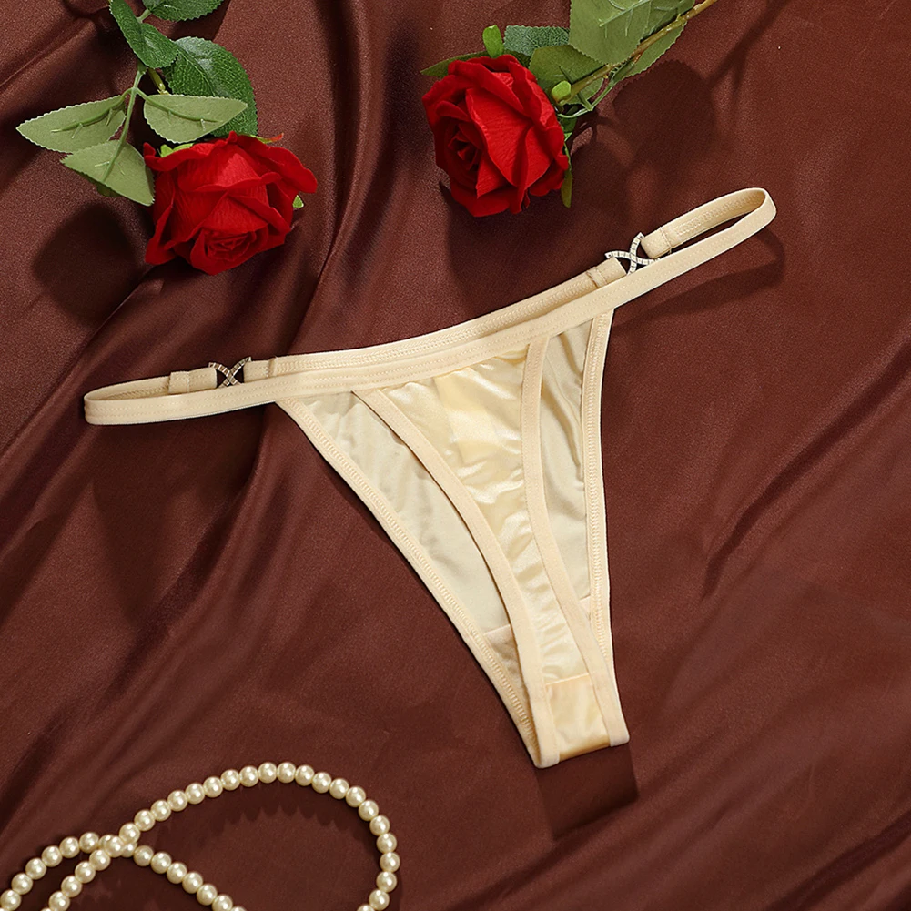 

Womens New For French T-Back Light Luxury Glossy Male Sexy Panties Sexy Low Waist Soft Thin Thong Straps T Pants Underpants Men