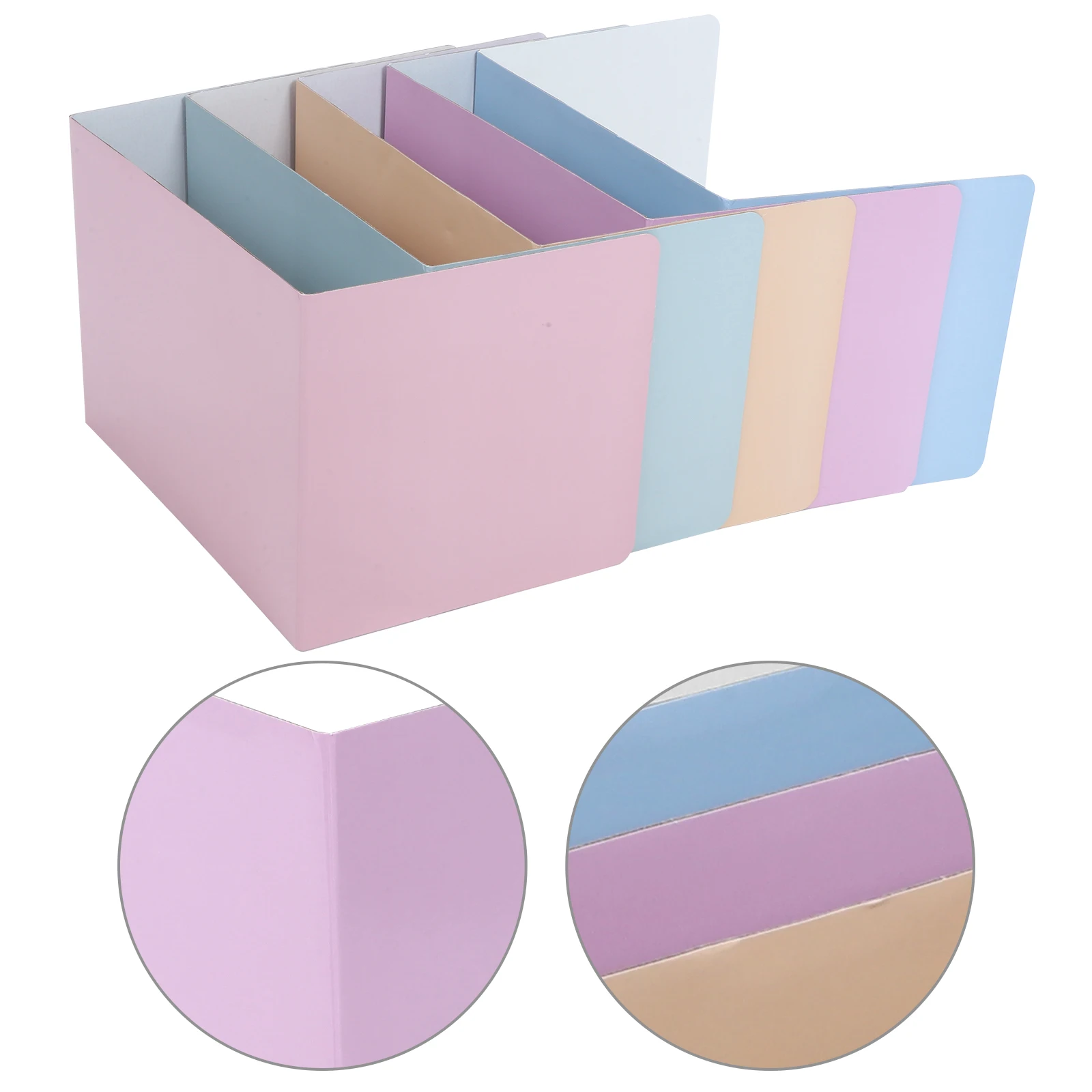

5pcs Desk For Students Classroom Study Panel Privacy Isolation Vibrant Colors Easy Install Testing Bulk Student