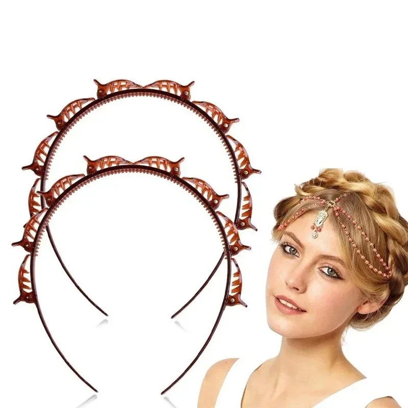 Delysia King Double-layer Twist Hollow Headband