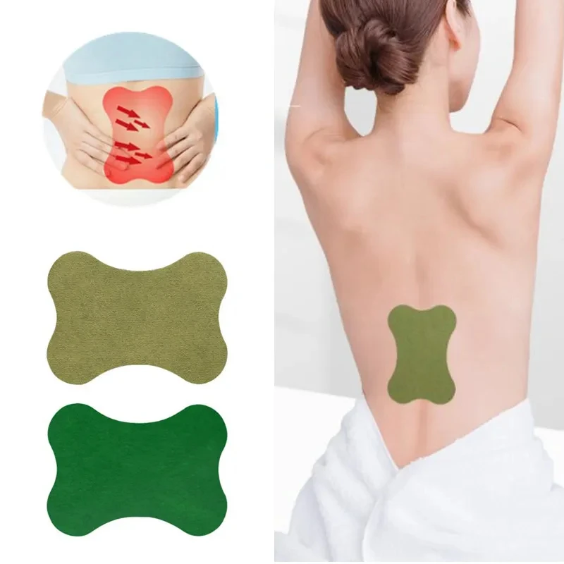 12/60PCS Paste Lumbar Vertebra Patch 1 Pack Fitness Moxa Stick Moxibustion Running & Yoga Self-heating Paste For Fitness