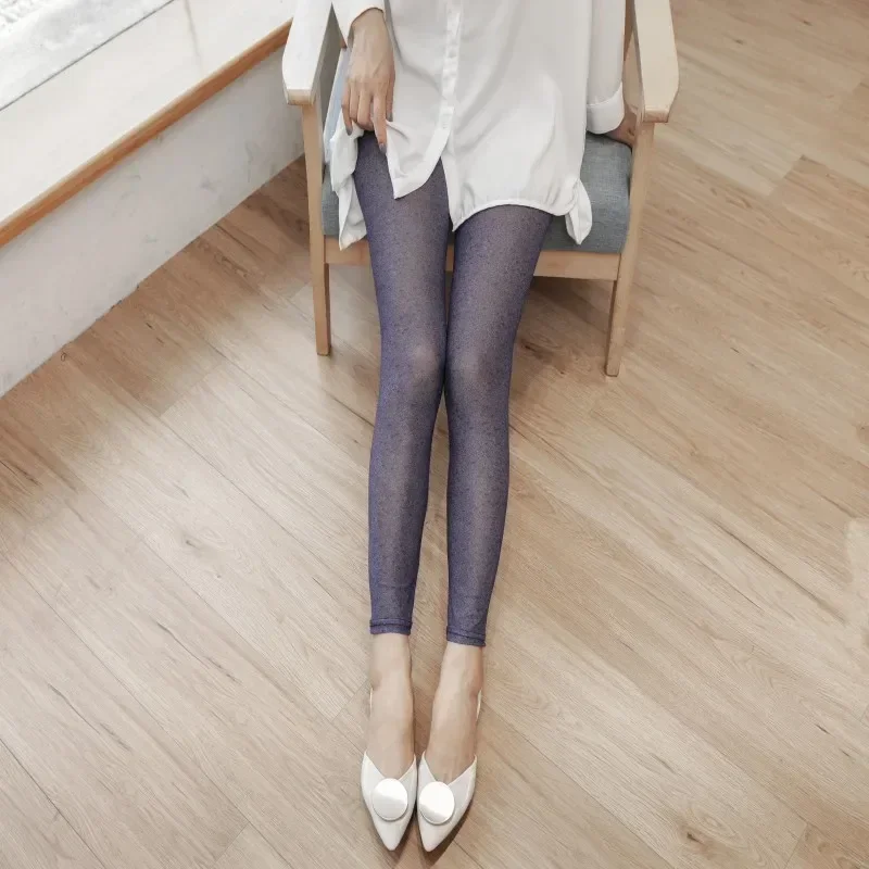 Women's See-through Sheer Mesh Leggings Slim Cut Lingerie Sexy Stretchy Nightwear Comfortable Dancing Pants Trousers