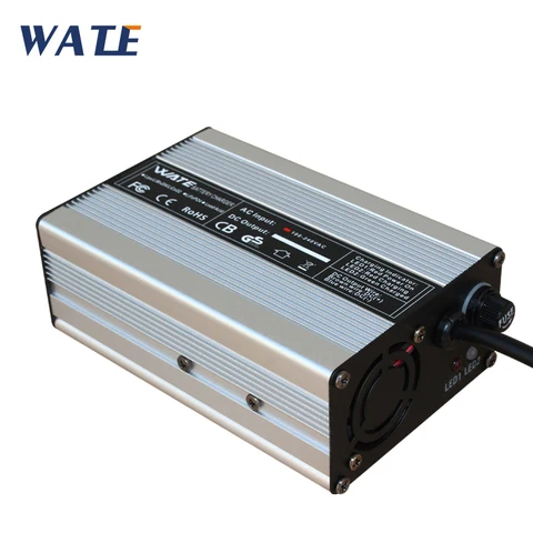 A caixa de alumínio inteligente do carregador 54.6V 5A é adequada para carregador rápido de bateria Lipo de íon-lítio 13S 48V