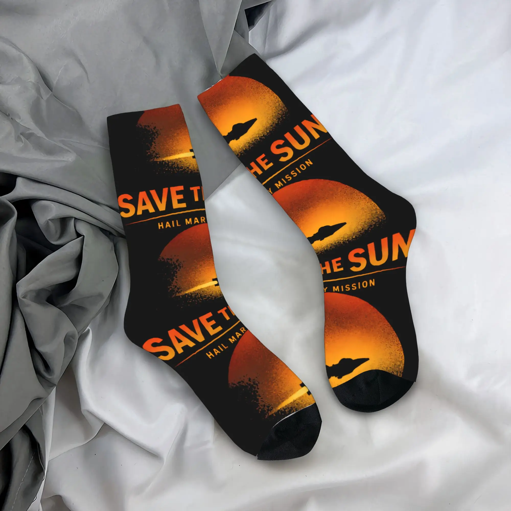 Fashion Men's Socks Casual Save the Sun Project Hail Mary  Sock Polyester  High Quality Women Socks Spring Summer Autumn Winter