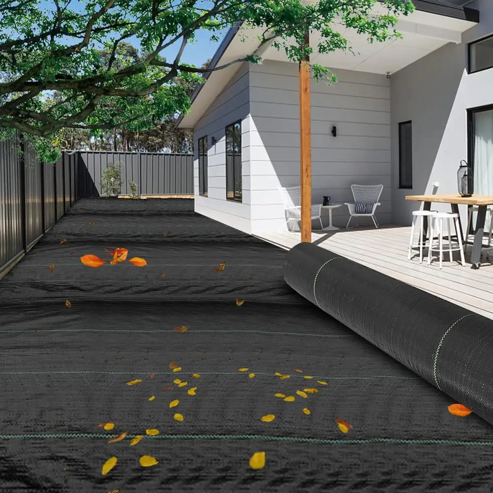 Heavy Duty Weed Barrier ภูมิทัศน์ผ้า 6FTx300FT สวน Driveway Geotextile Underlayment ดิน Superior ControlCommercial