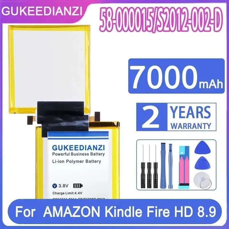

Battery 58-000015 S2012-002-D 7000Mah For Amazon 3HT7G Kindle Fire HD 8.9 KINDLEFIREHD89 KINDLEFIREHD894G