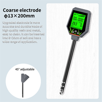 N386R-6-In-1 Soil Tester PH/EC/Humidity/Sunlight/Fertility/Temp Digital Soil Moisture Tester PH Meter for Gardening Hydroponic