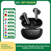 QCY MeloBuds N70 Adaptive ANC Wireless Earbuds Bluetooth 6.0 LDAC Hi-Res Audio 6 Mics Wireless Charging Earphones 50Hrs IPX5