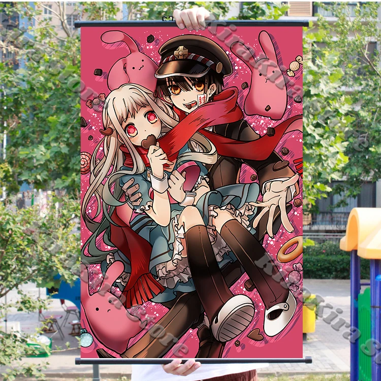 Toilet-bound Hanako-kun Cosplay Wall Scroll Yugi Amane Poster Decorative Paintings Placard Anime Mitsuba Wallpaper Ornaments