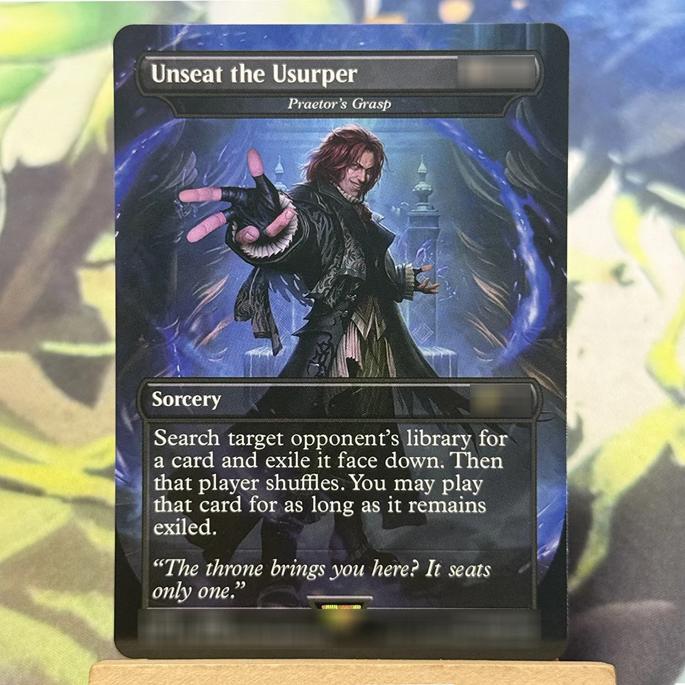 DIY Holo Cards Secret Lair Drop Exotic Orchard Winds of Abandon Yuna's Sending Staff Absorb into Time Flawless Tcg Customized