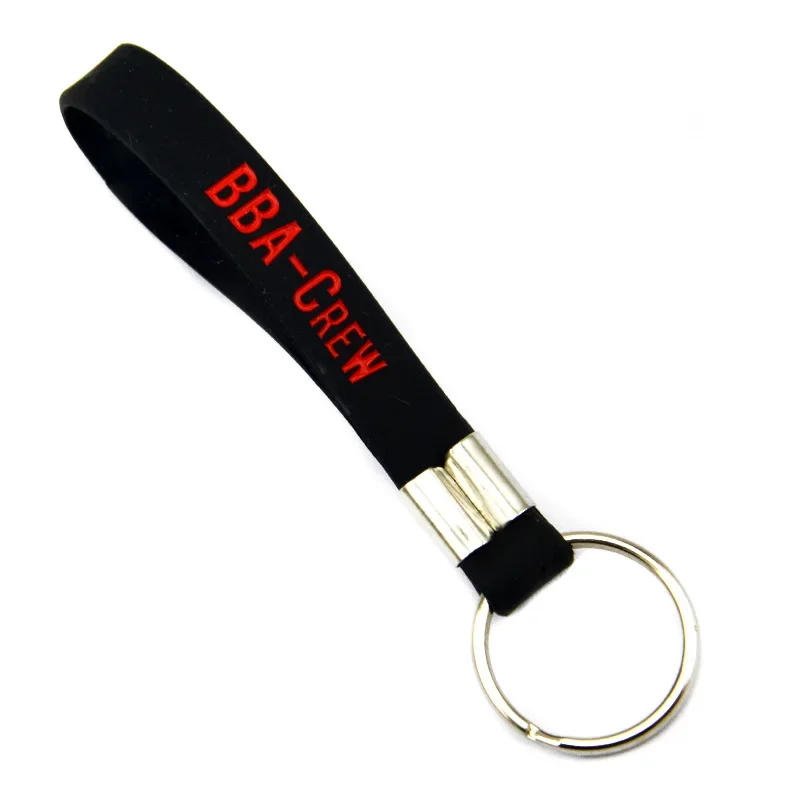 

Custom Logo Silicone Rubber Bracelet Keyholder for promotional gift