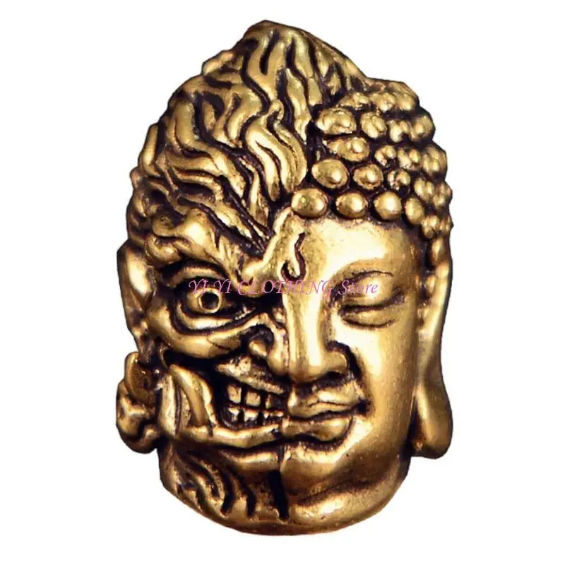 

N5KF Cronged Demons Buddas Metal Penent Amulet Accessessy Accessessy для проектов ручной работы