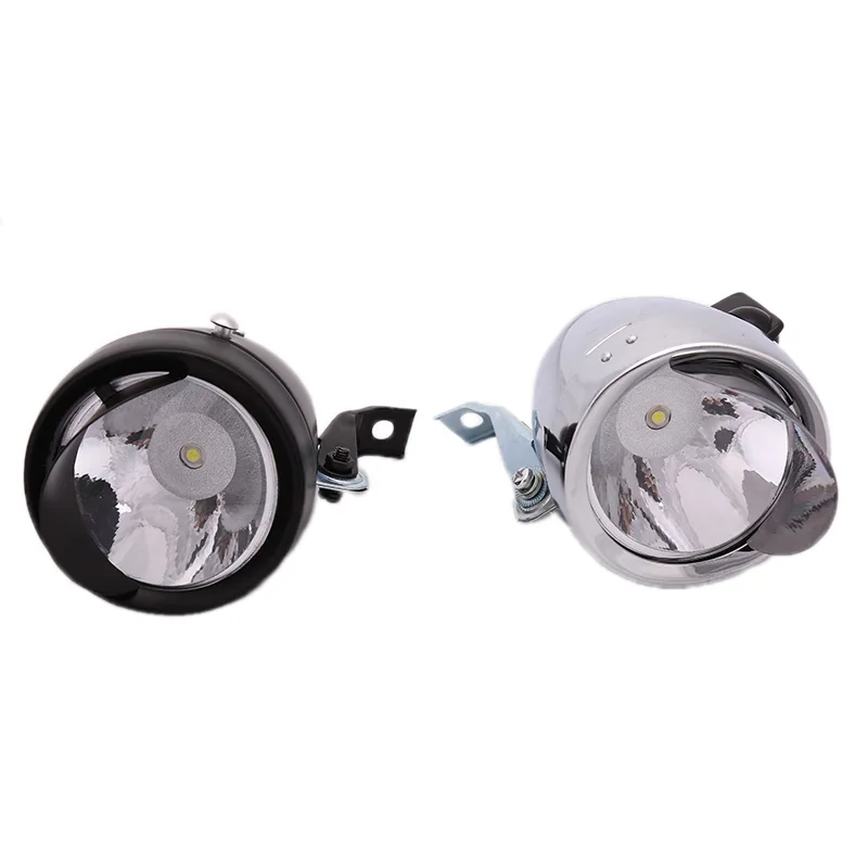 Retro Vintage Bicycle Bike LED Front Head Light Headlight Bike Headlamp Fog Lamp