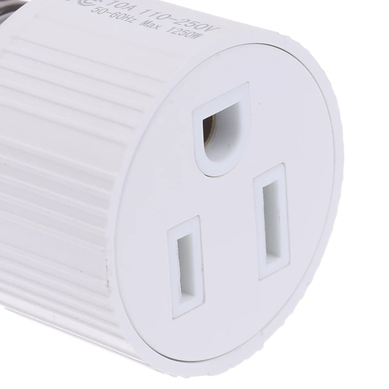 

2Pcs E26/E27/B22 3Prong Light Socket Outlet Adapter Plug Light Socket To Plug Adapter Bulb Base Adapter DIY Lighting Accessories