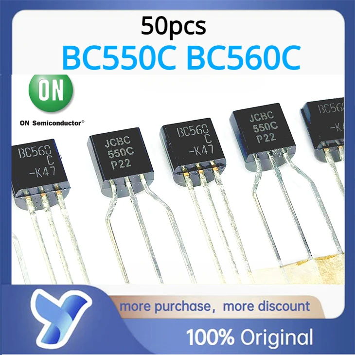 transistor-de-amplificador-de-Audio-de-baixo-ruido-novo-original-bc550c-bc560c-bc550-bc560