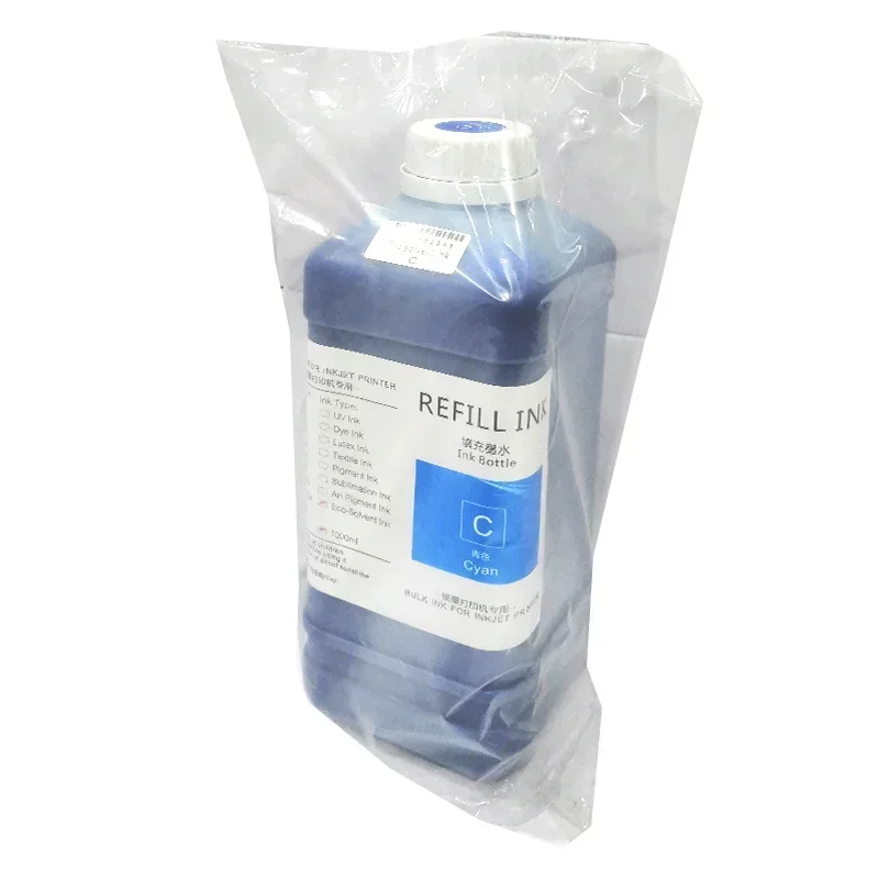 1000ML Eco-Solvent Ink For Epson DX4 DX5 DX6 DX7 DX10 XP600 Printhead for Mimaki JV33 CJV300 JV5 CJV150 CJV160 image 2