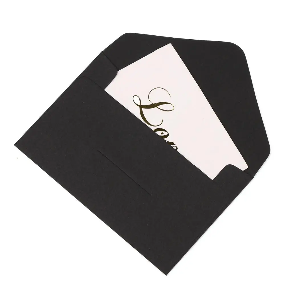 20 Pcs/Set Business Gift Office Supplies Mini Series Stationery Western Envelope Business Card Storage Kraft Paper Paper Mailer