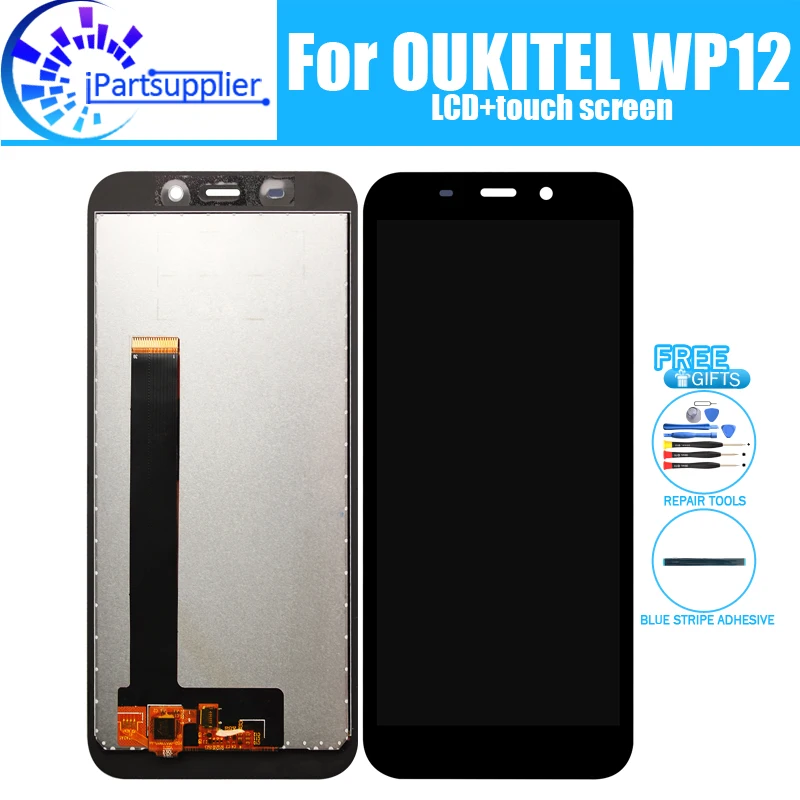 

5.5 inch OUKITEL WP12 LCD Display+Touch Screen 100% Original Tested LCD Digitizer Glass Panel Replacement For OUKITEL WP12 PRO.