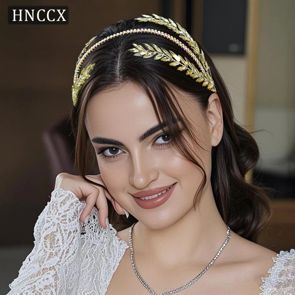 

HNCCX Wedding Rhinestone Headband Bridal Hair Hoop Woman Fashion Hair Accessories Banquet Party Hairband Girl Headdress CP528
