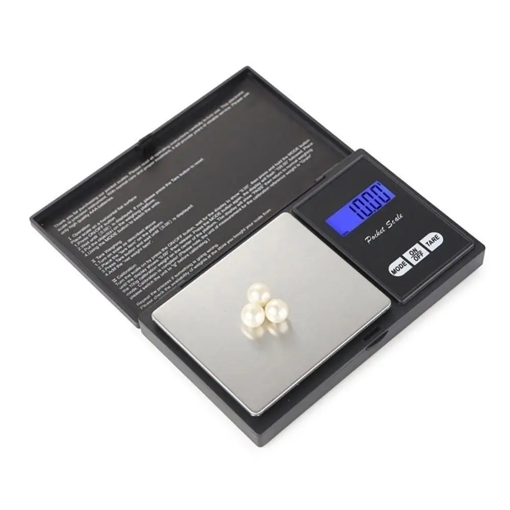 100g/0.01g 500g/0.1g Jewelry Scale Electronic Pocket Mini Precision Digital Scales for Jewelry