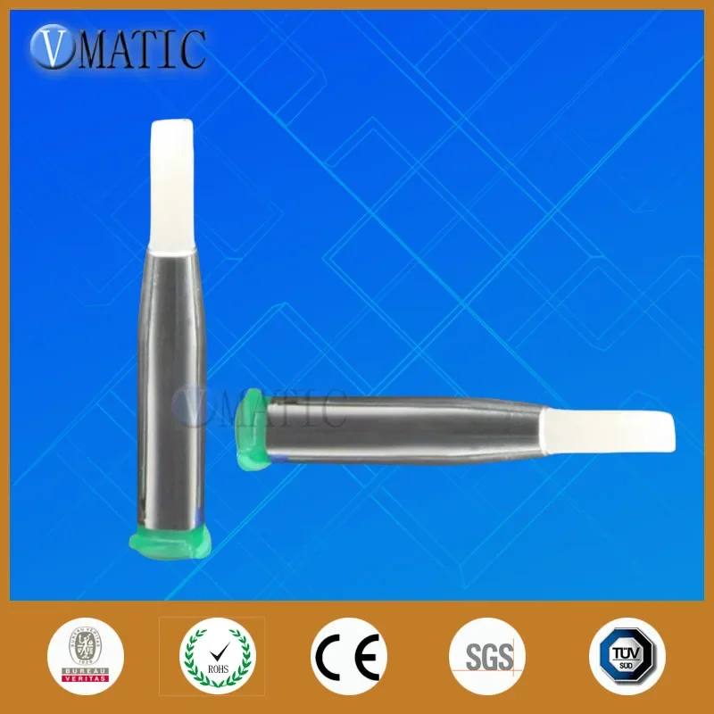 ‌18G Dual-Screw Brush Tip Needles | 4mm Round Mouth for EFD Dispenser 100pcs Free Shipping‌