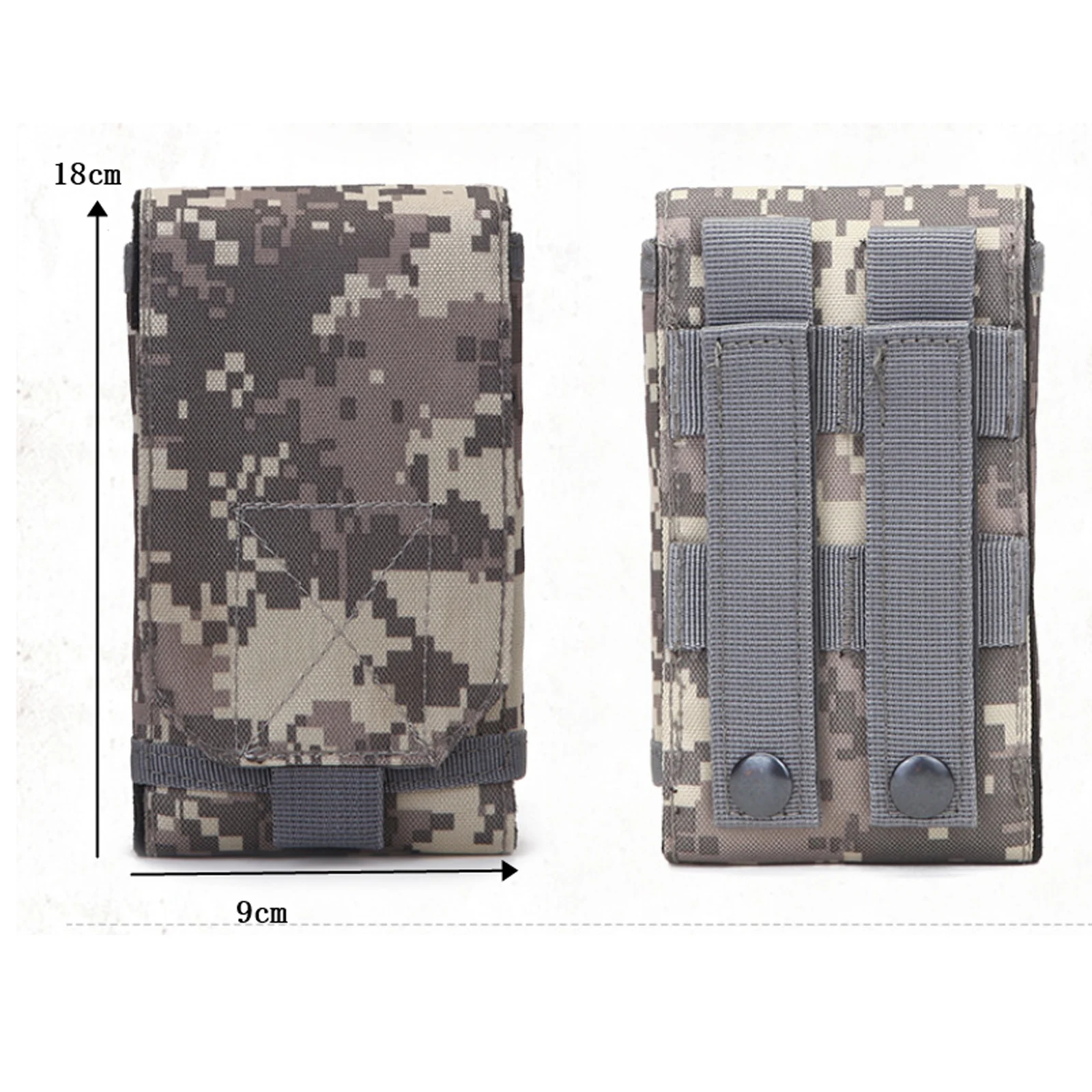 Outdoor Camouflage Bag Tactical Army Phone Holder Sport Waist Belt Case Waterproof Nylon EDC Sport Hunting Camo Bags In Backpack