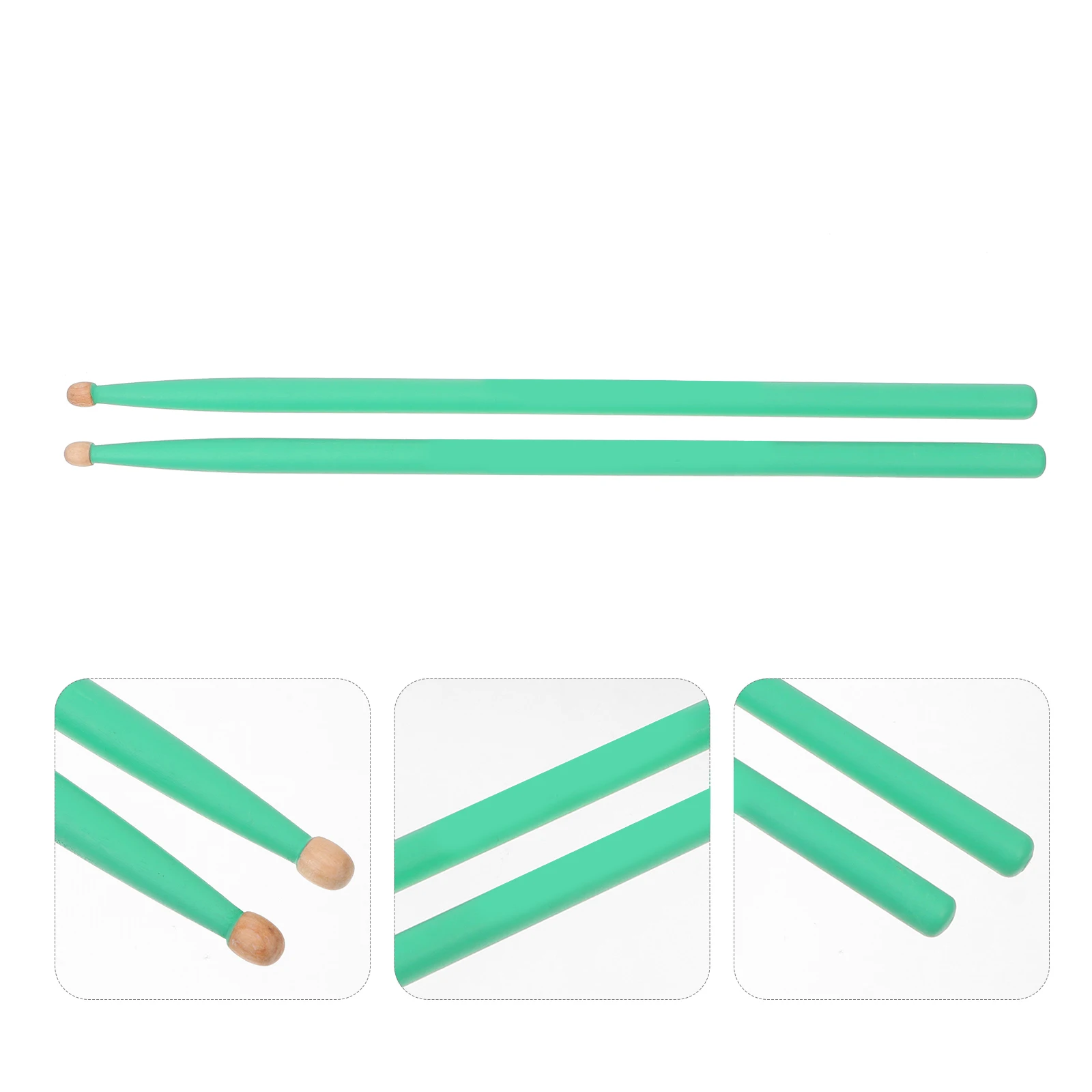 

4pcs Maple Sticks Wood Percussion Instrument Stick Non-Slip Durable Lightweight Smooth Surface Comfortable Grip Suitable All