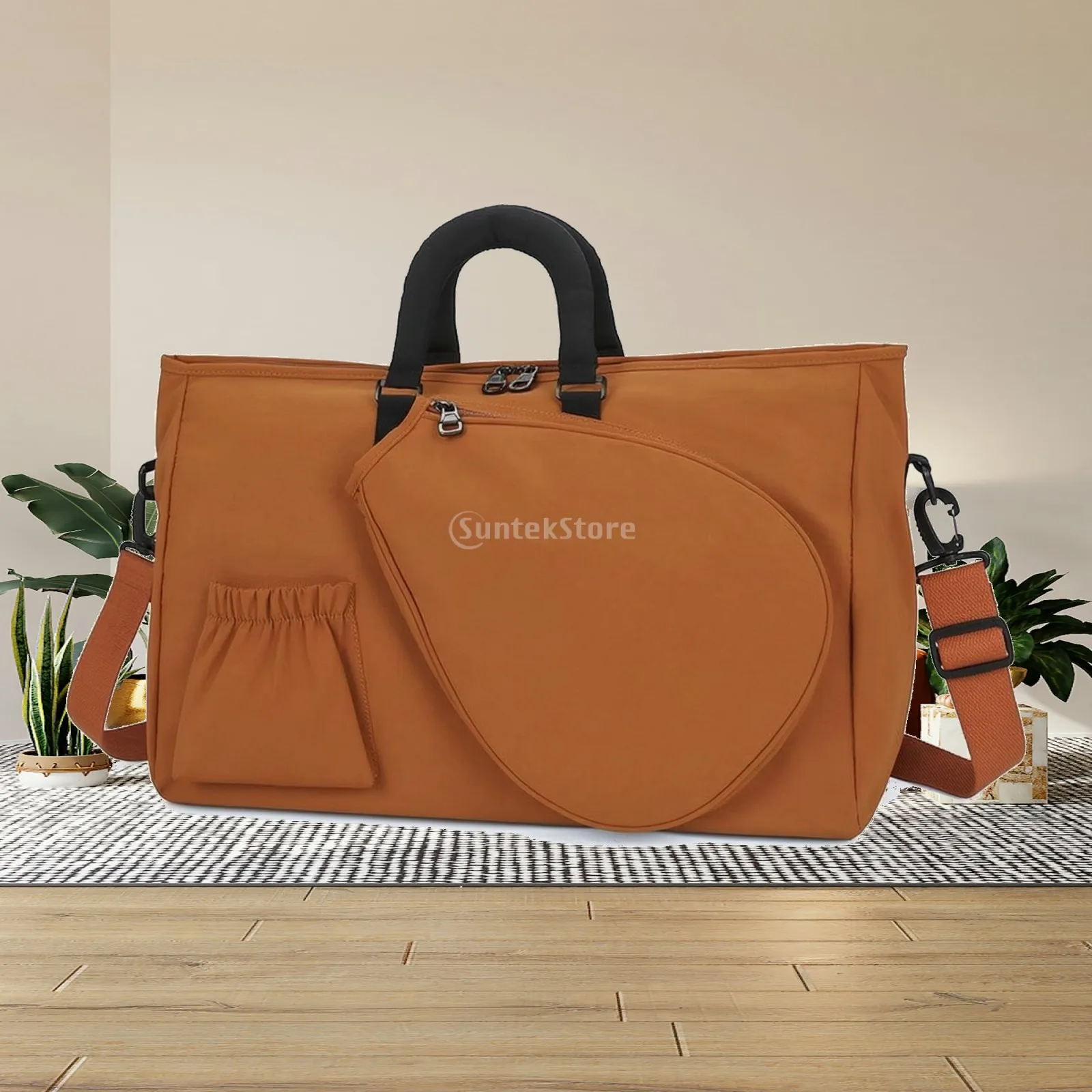 Luxury Velvet Sports Travel Tote Bag with Multiple Pockets for Gym Weekend Getaway and Daily Use