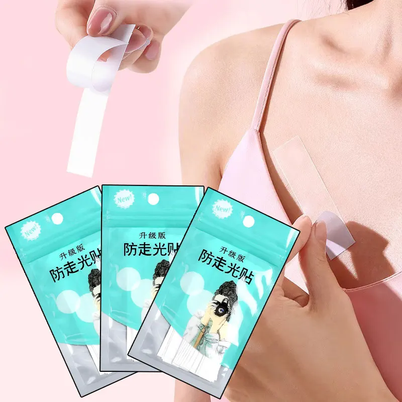 

Waterproof Dress Cloth Tape Double-sided Secret Body Self Adhesive Breast Bra Strip Safe Transparent Clear Lingerie Tape