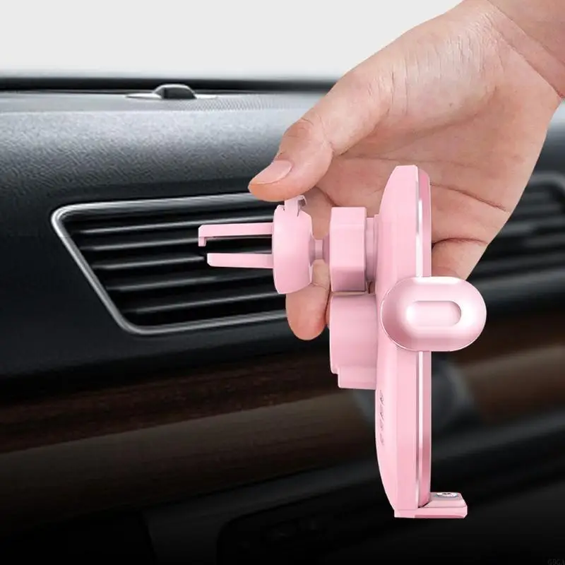 

G5GA Auto Clamping 10W Car Wireless Air Vent Phone Mount Holer Plug