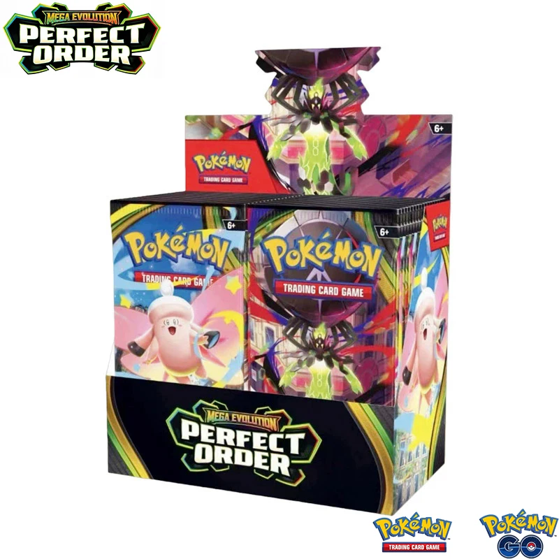 360Pcs TCG MEGA EVOLUTION Order Booster Bundle English Edition Trading Cards Anime Collection Card Toy Full Series
