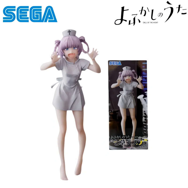 

Sega In Stock Original Box Garagekit Model Call of The Night Nanakusa Nazuna Nurse Ver Anime Characters Collectible Figure