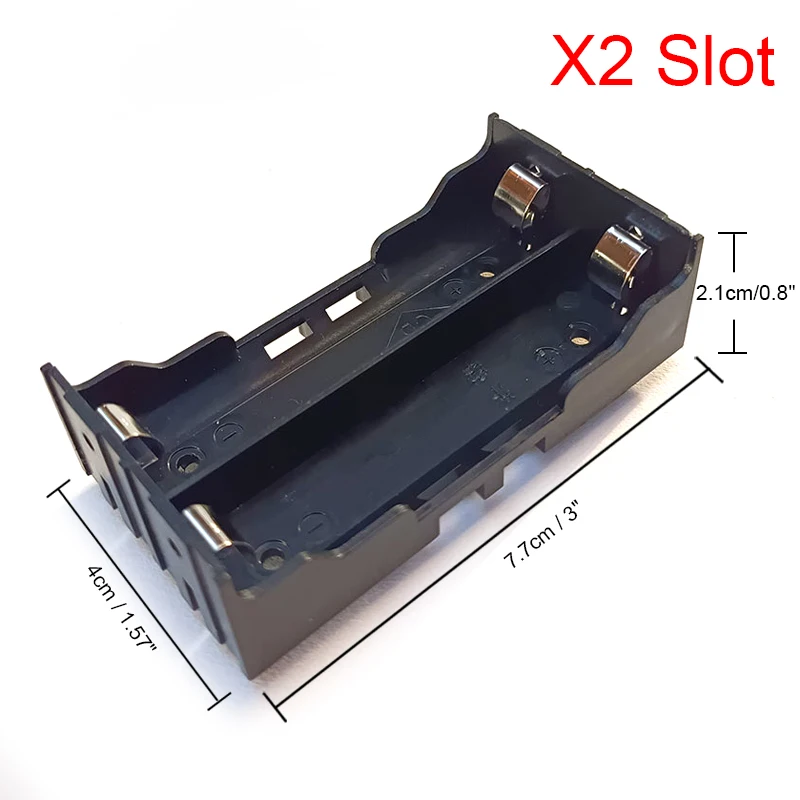 DIY ABS 18650 Power Bank Gevallen 1X2X3X4X18650 Batterij Houder Opbergdoos Case 1 2 3 4 Slot Batterijen Container Met Harde Pin