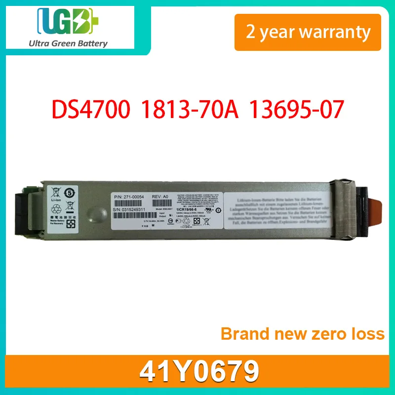 UGB New 41Y0679 Battery For IBM DS4700 1813-70A 13695-07 Controller battery