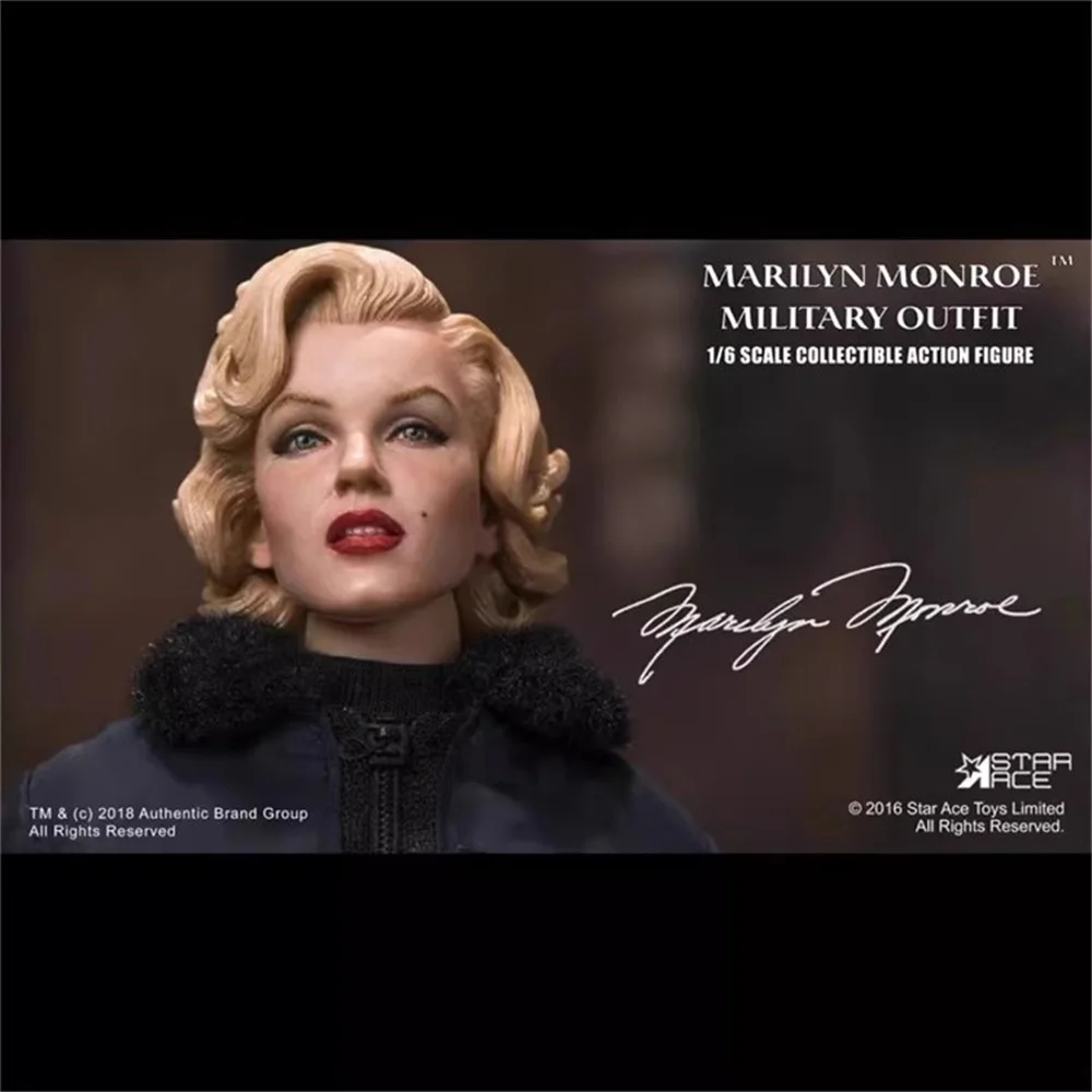 Grote Verkoop 1/6 Ster Aas Speelgoed Sa0055 Vrouwelijke Ster Ter Nagedachtenis Aan Marilyn Monroe Schoonheid Jakcet Versie Volledige Set Actiefiguur Voor Fans