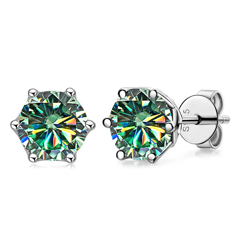 Butterflykiss Echte 1 CT D-Farbe Moissanit-Ohrstecker für Damen, Top-Qualität, 925er Sterlingsilber, funkelnder Hochzeitsschmuck – Detail 21