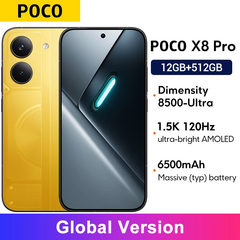 POCO X8 Pro Global Version Dimensity 8500-Ultra 6.59