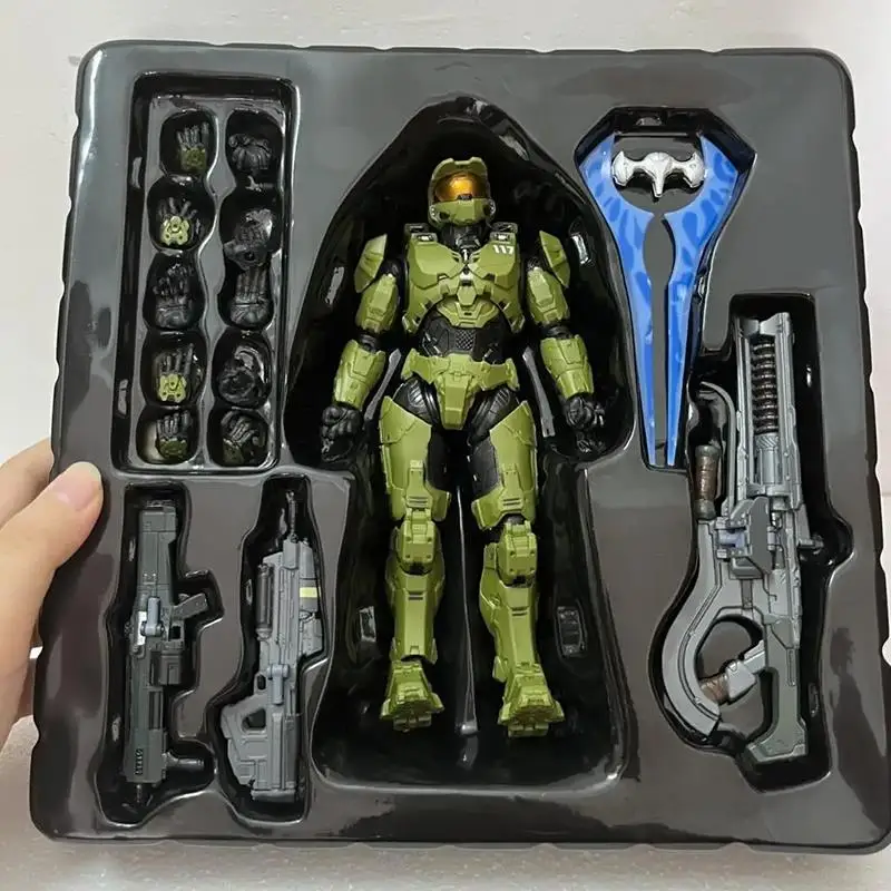 Jazwares Halo 5 nieskończona 1/12 Master Chief figurka Mjolnir Mark MK VI Gen 3 MK VII Palmer Jun-A266 zabawki Model postaci Yoroi